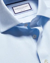 Charles Tyrwhitt Bügelfreies Kensington Hemd Blau