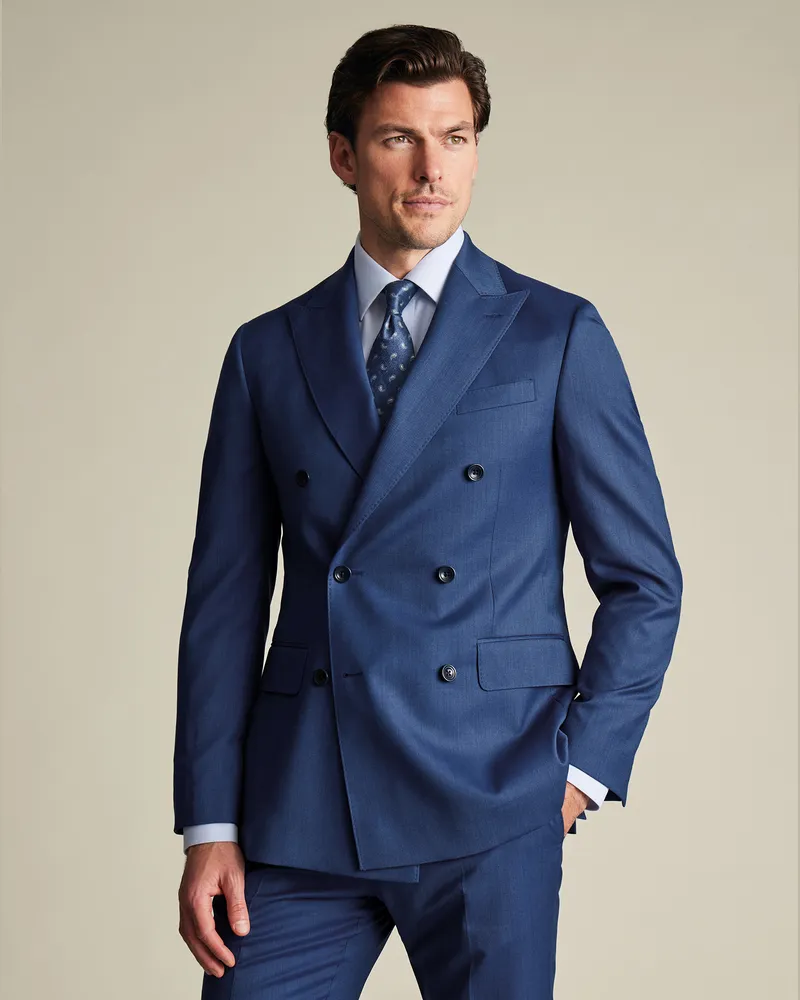 Charles Tyrwhitt Zweireihiges Ultimatives Königsblau