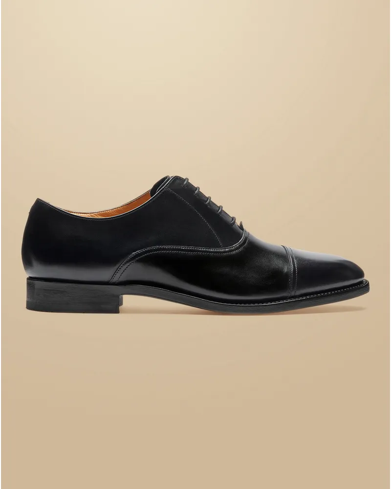 Charles Tyrwhitt Oxford-Schuhe aus Leder - Schwarz Schwarz