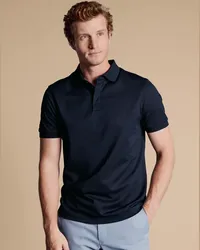 Charles Tyrwhitt Performance Polo Tiefblau Blau