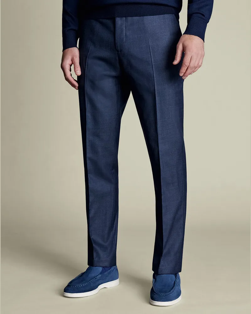 Charles Tyrwhitt Ultimative Performance-Anzughose Marineblau