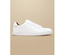 Sneaker aus Leder Weiß