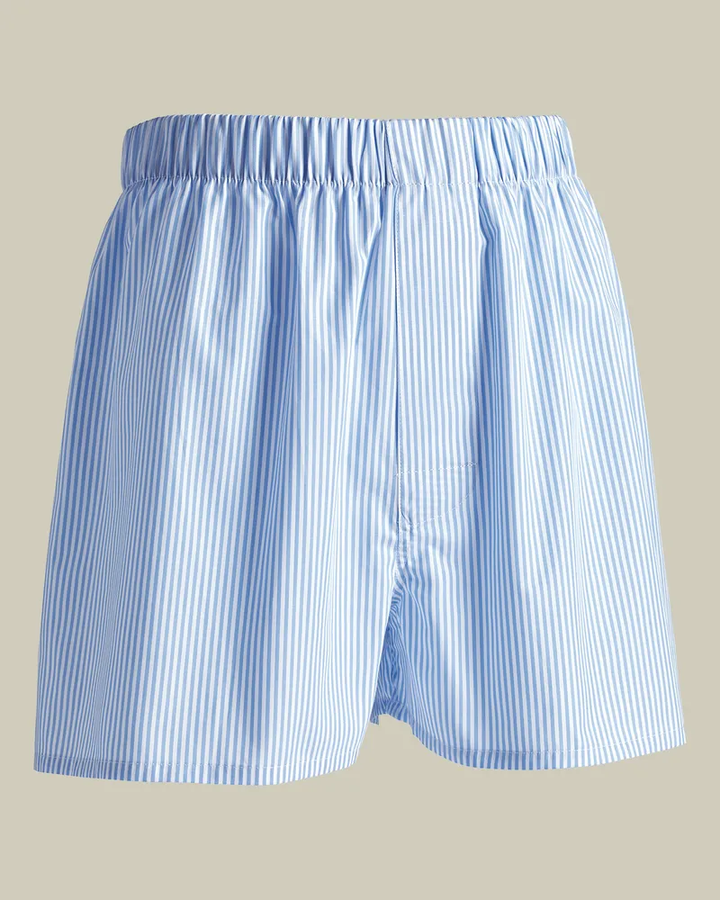 Charles Tyrwhitt Gewebte Boxershorts Blau