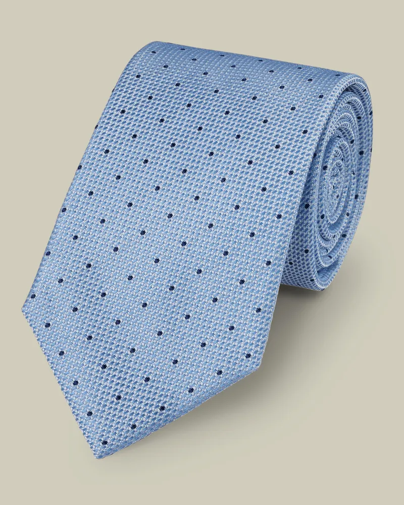 Charles Tyrwhitt Krawatte aus Seide Blau