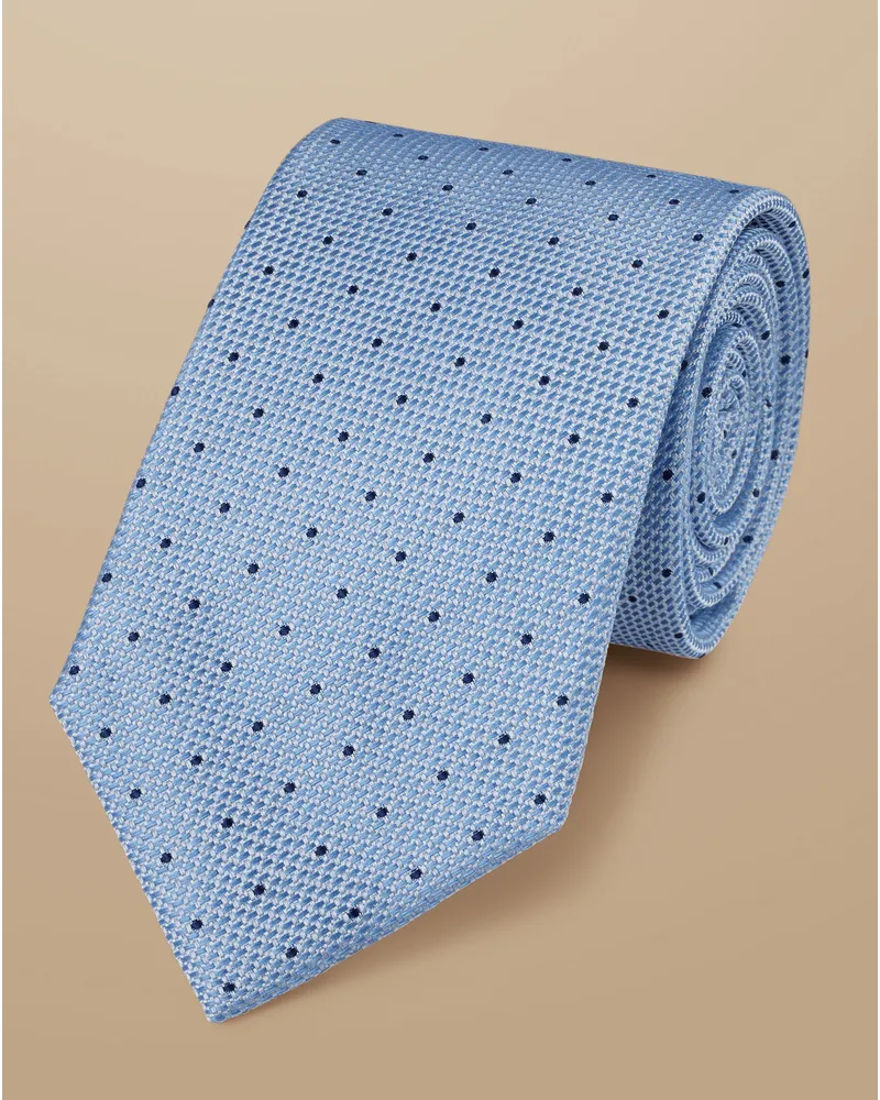 Charles Tyrwhitt Krawatte aus Seide Blau