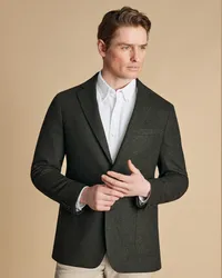 Charles Tyrwhitt Wollsakko Waldgrün Grün