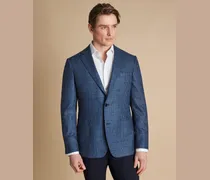 Sakko aus Woll-Seide-Mix Ozean