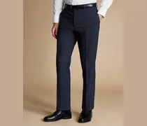 Anzughose mit Mikrokaros Stahl