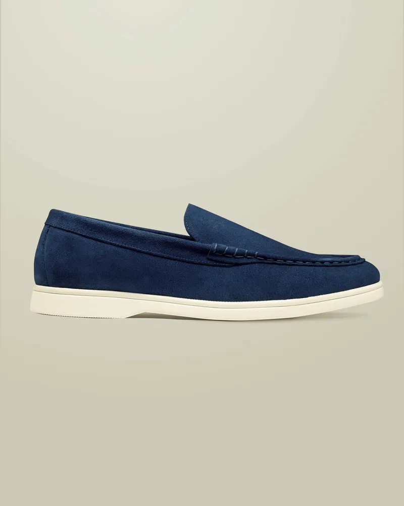 Charles Tyrwhitt Slipper Blau