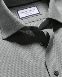 Charles Tyrwhitt Bügelfreies Kensington Hemd Anthrazit