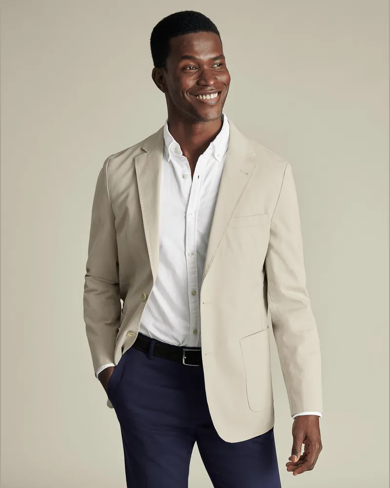 Charles Tyrwhitt Sakko Weiß