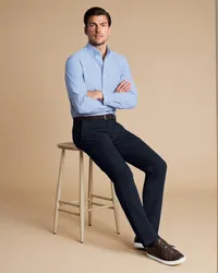 Charles Tyrwhitt Ultimative Bügelfreie Chino Marineblau