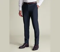 Italienische Anzughose Stahl