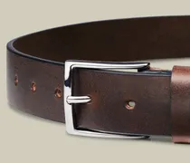 Chino-Ledergürtel Schokoladen