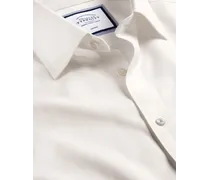 Bügelfreies Twill-Hemd Elfenbein