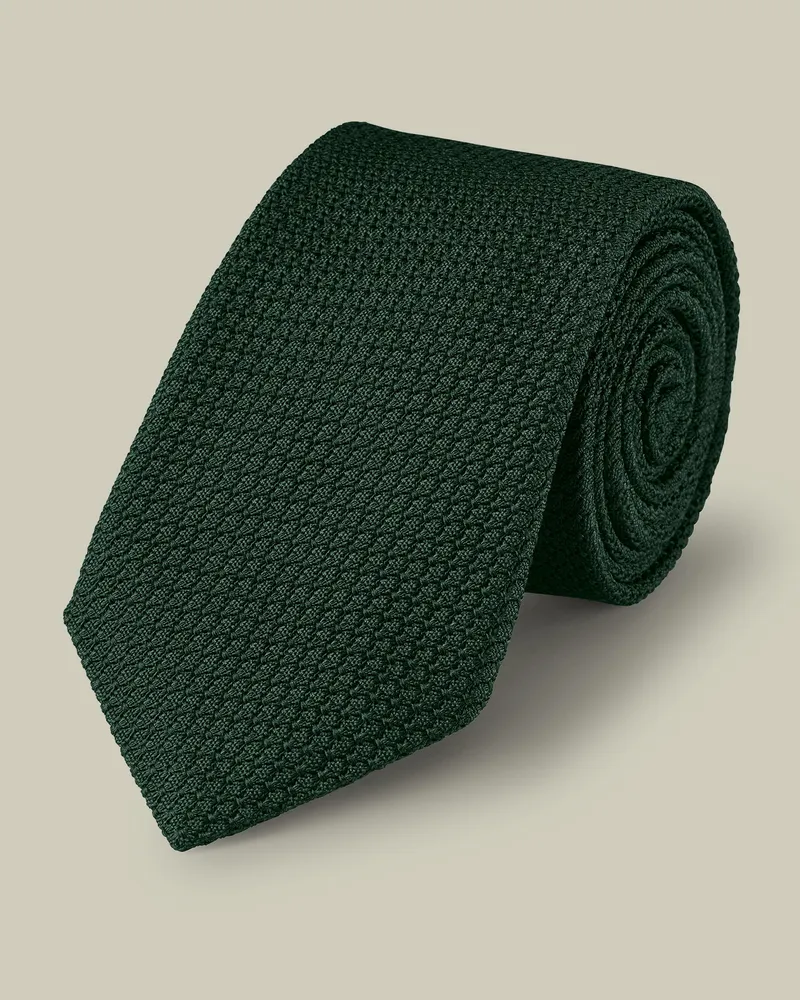 Charles Tyrwhitt Italienische Krawatte Grün