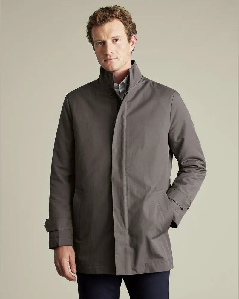 Charles Tyrwhitt 3-in-1-Regenmantel Grau