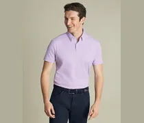 Smartes Jersey-Polo Lila