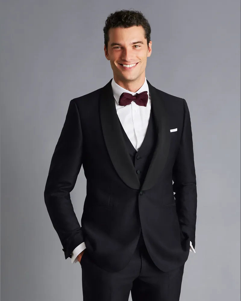 Charles Tyrwhitt Smokingsakko Blau