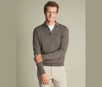 Merinopullover mit Polokragen