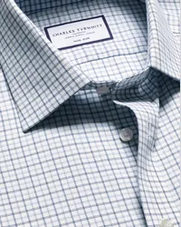 Charles Tyrwhitt Bügelfreies Royal-Oxfordhemd Blau