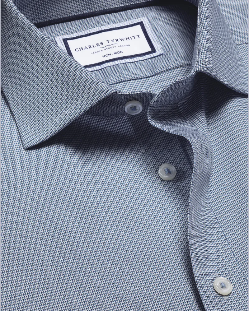 Charles Tyrwhitt Bügelfreies Westminster Hemd Indigoblau Indigo