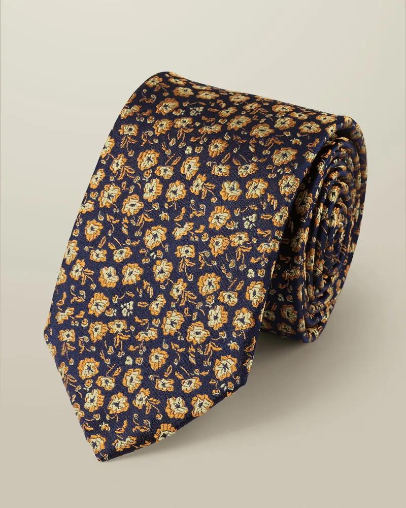 Charles Tyrwhitt Krawatte aus Seiden Blau
