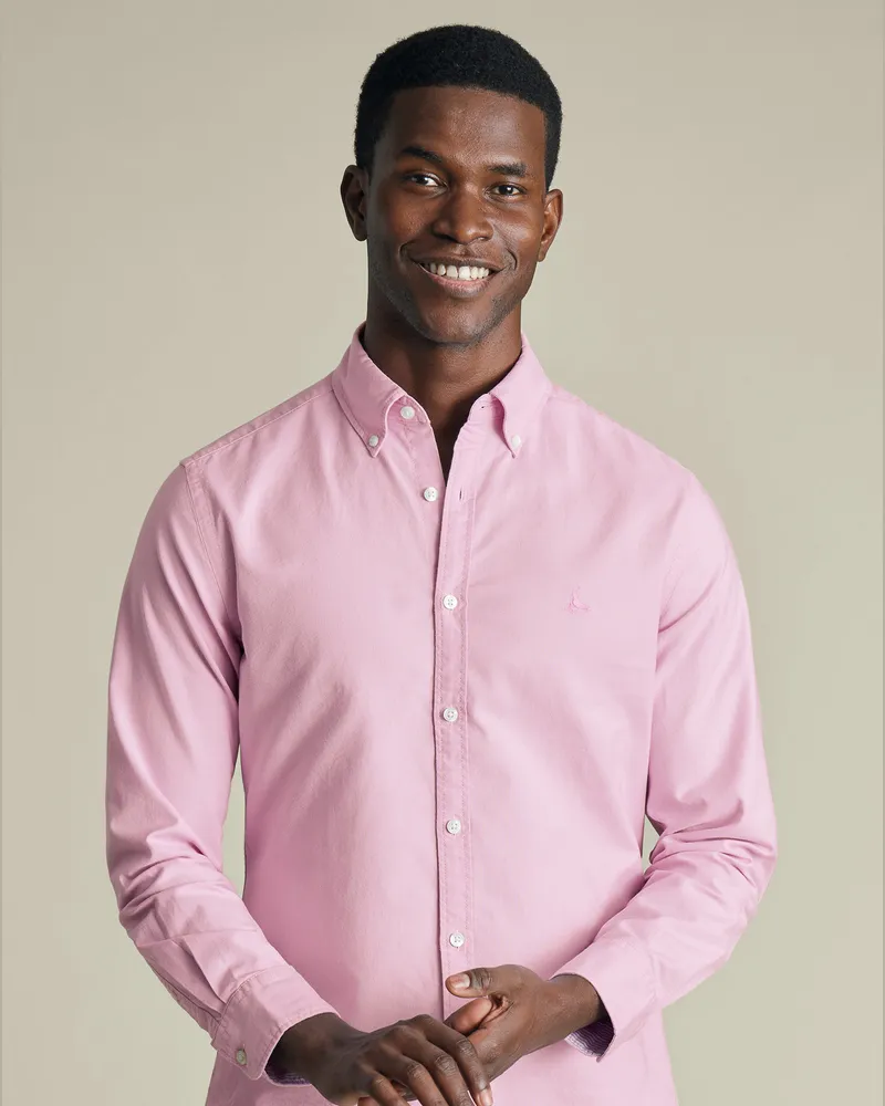 Charles Tyrwhitt Stretch-Oxfordhemd Violett Purple