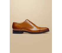 Oxford-Schuhe aus Leder Gelb