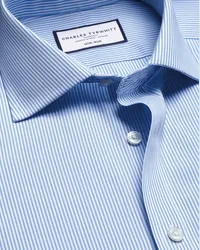 Charles Tyrwhitt Bügelfreies Hemd Blau