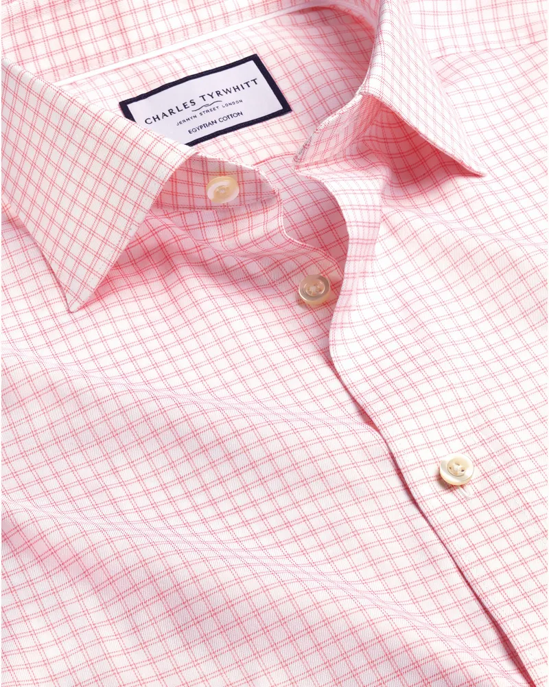 Charles Tyrwhitt Hemd aus ägyptischer Baumwolle Rosa