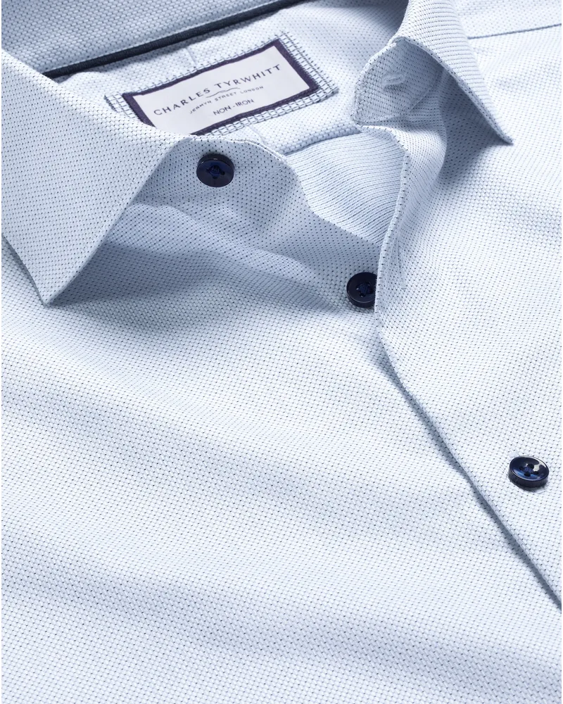 Charles Tyrwhitt Bügelfreies Hemd Weiß