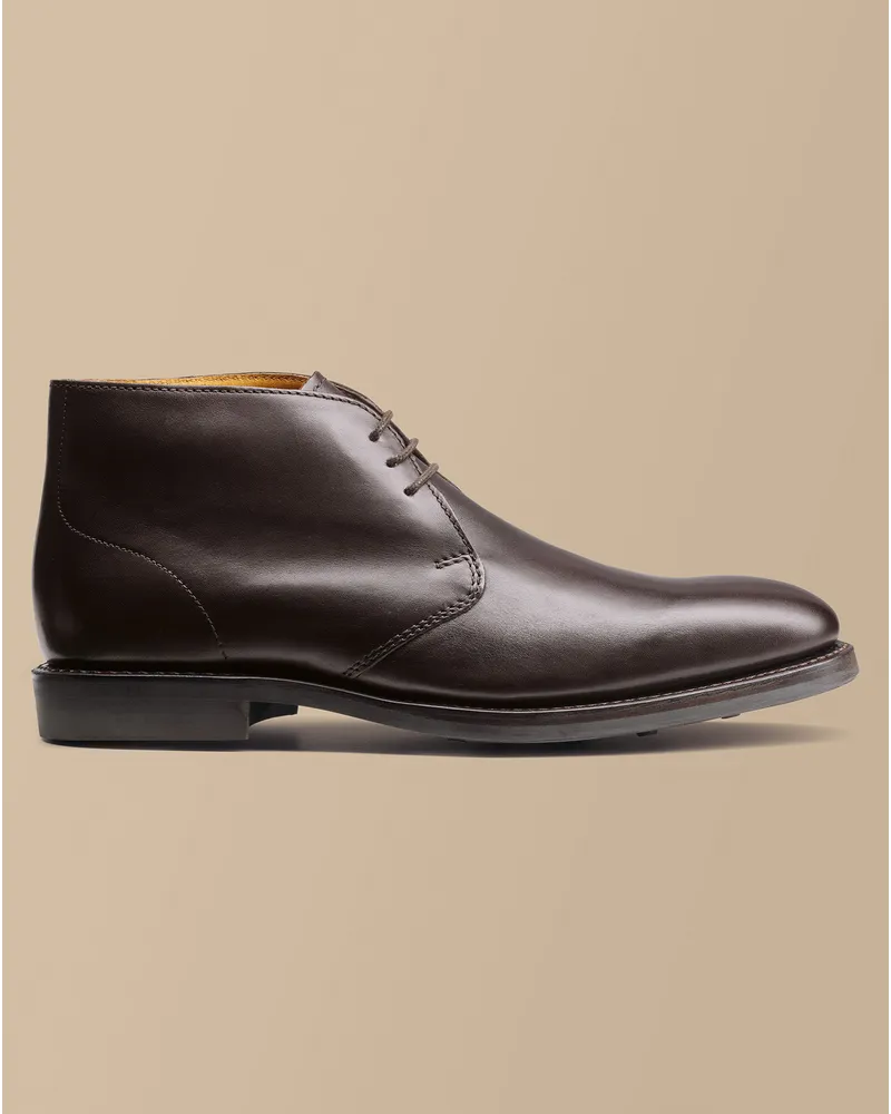 Charles Tyrwhitt Chukka Stiefel Dunkles Braun