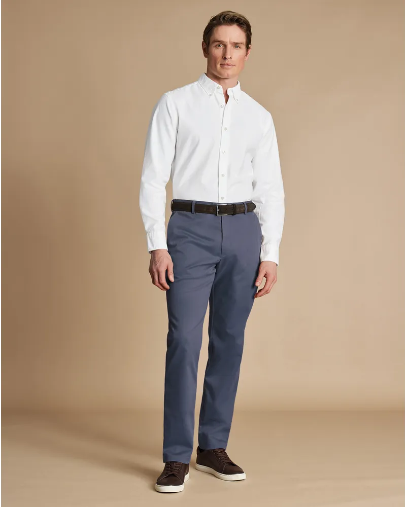 Charles Tyrwhitt Ultimative Bügelfreie Chino Blau