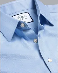 Charles Tyrwhitt Bügelfreies Hemd Blau