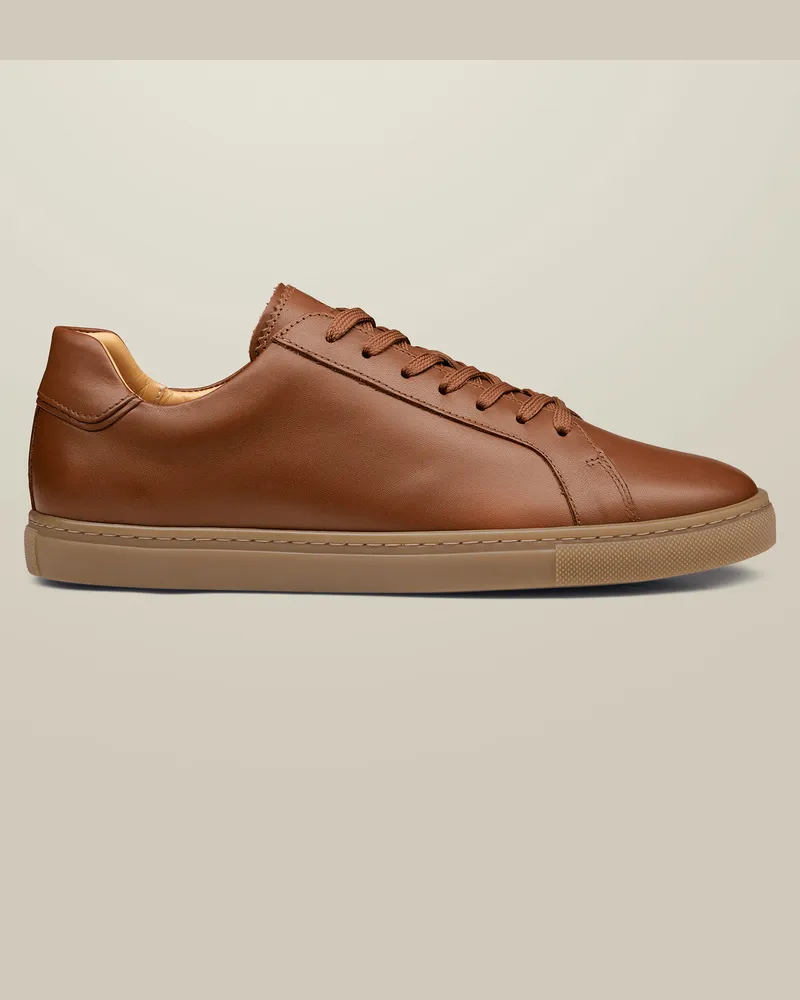 Charles Tyrwhitt Sneaker aus Leder Braun