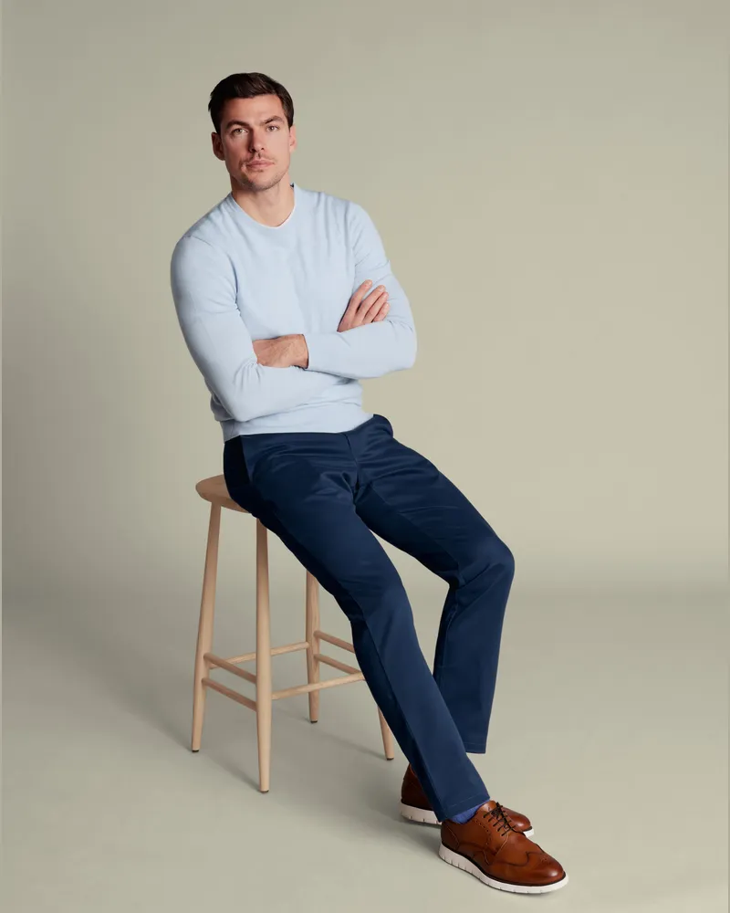 Charles Tyrwhitt Ultimative bügelfreie Chino KöNigsblau