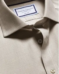 Charles Tyrwhitt Bügelfreies Kensington Hemd Grau