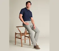 Garment-dyed Chino Silbergrau