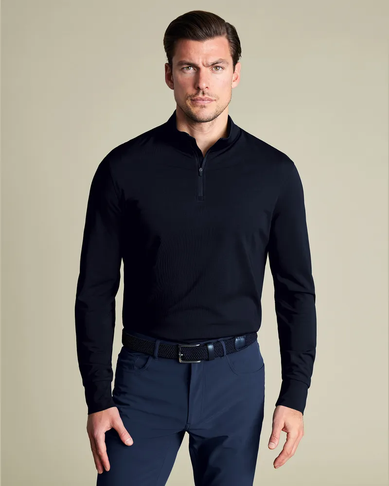 Charles Tyrwhitt Performance-Troyer Marineblau Marineblau