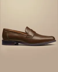 Charles Tyrwhitt Sattel-Slipper -Dunkles Gelbbraun Braun