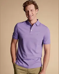 Charles Tyrwhitt Tyrwhitt Piqué-Polo Lila Purple