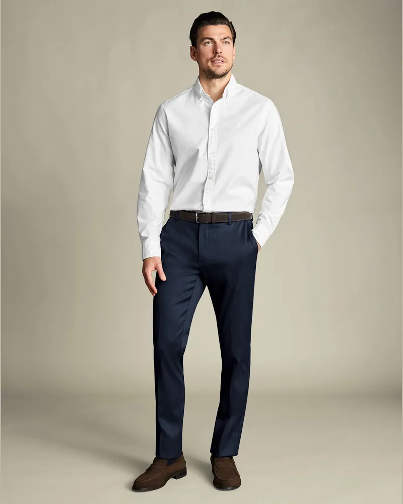 Charles Tyrwhitt Smarte Hose Blau