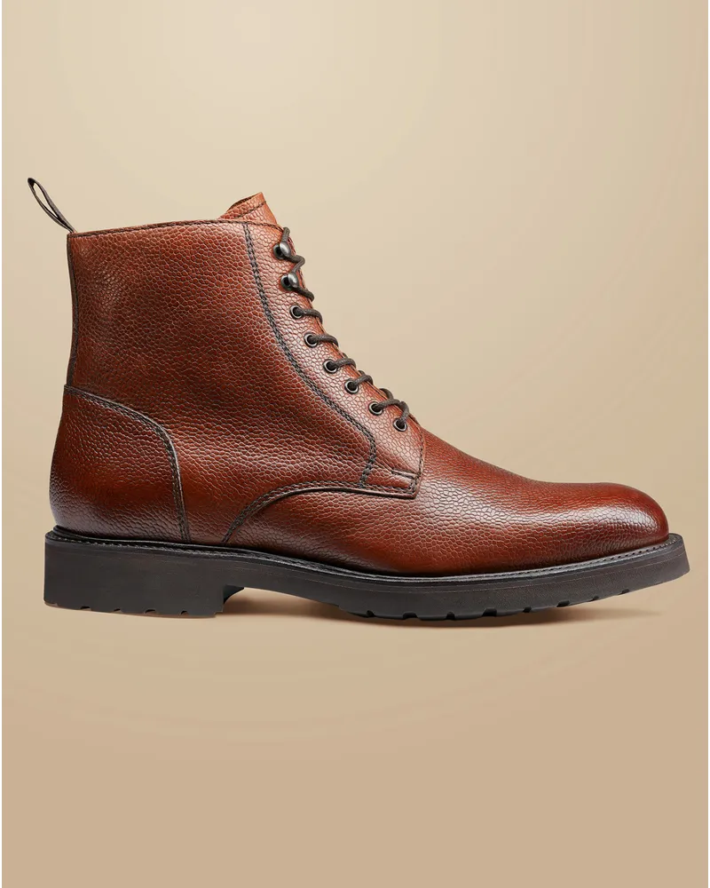 Charles Tyrwhitt Stiefel Braun