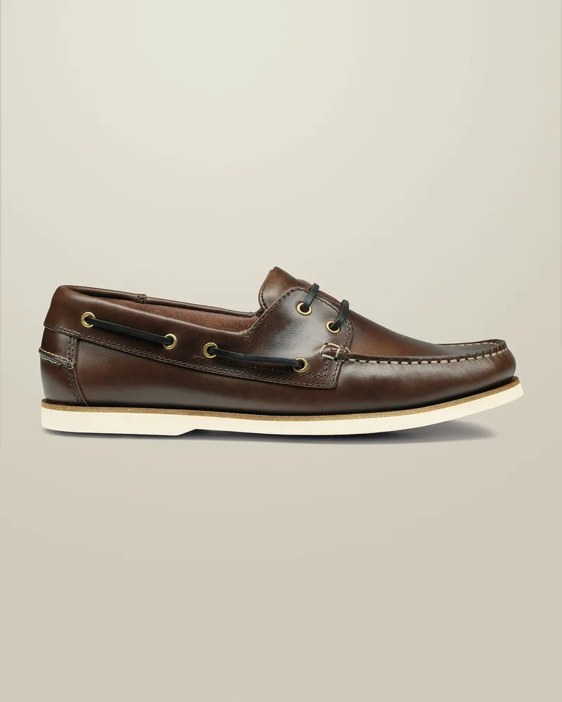 Charles Tyrwhitt Bootsschuhe Braun