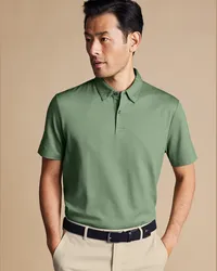 Charles Tyrwhitt Performance Polo Grün