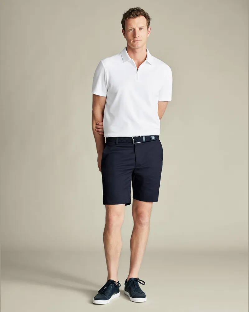 Charles Tyrwhitt Performance-Shorts Marineblau