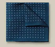 Einstecktuch aus Seide-Leinen-Mix