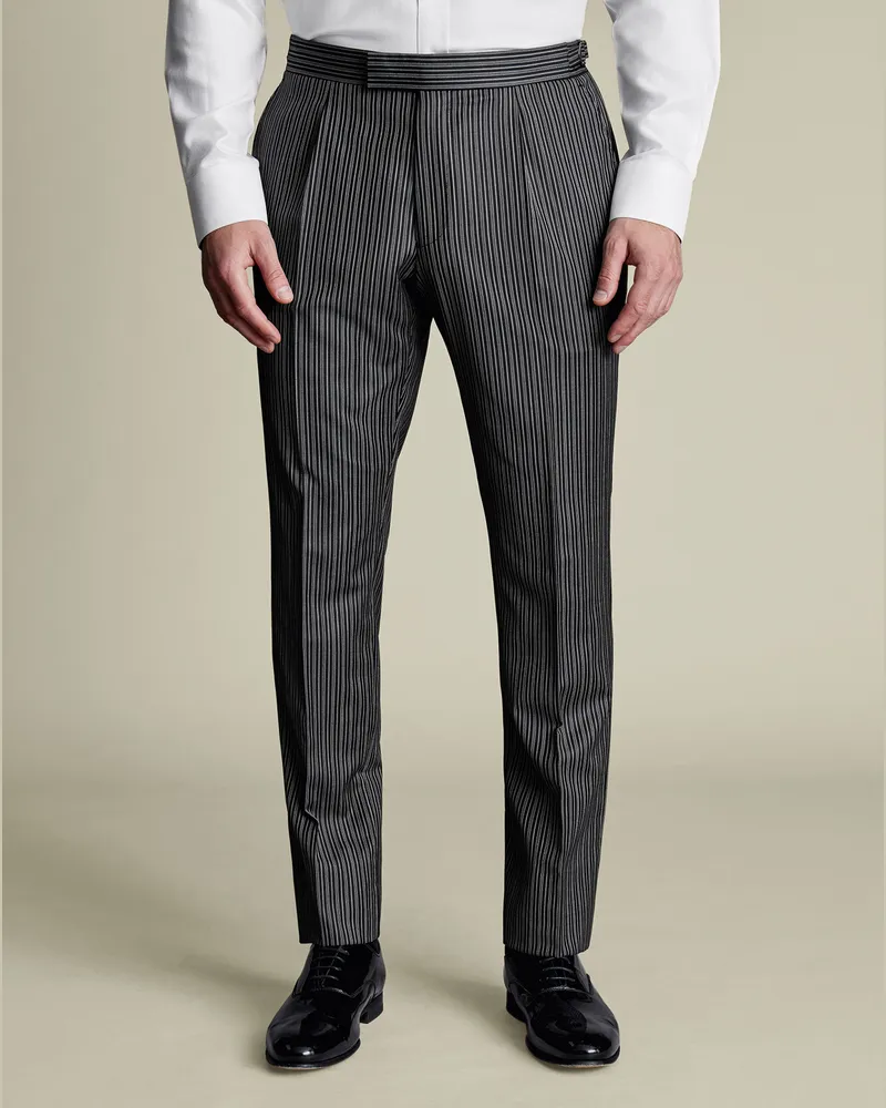 Charles Tyrwhitt Cutaway-Hose mit Streifen Schwarz