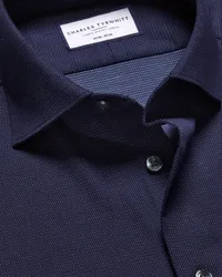 Charles Tyrwhitt Bügelfreies Hemd Blau